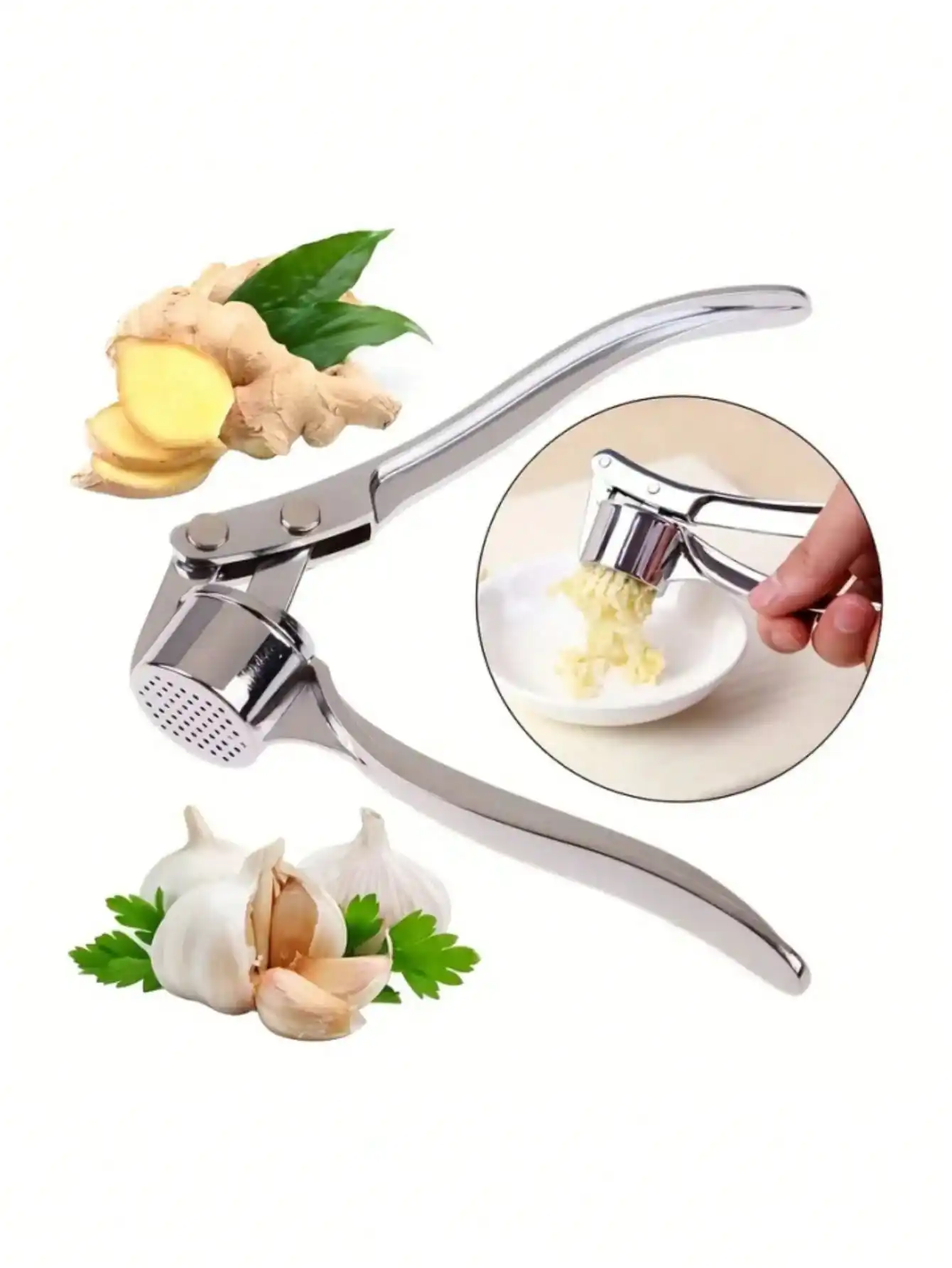Kitchen Appliances On Sale - Kitchen Garlic Press Crusher Mincer Stainless