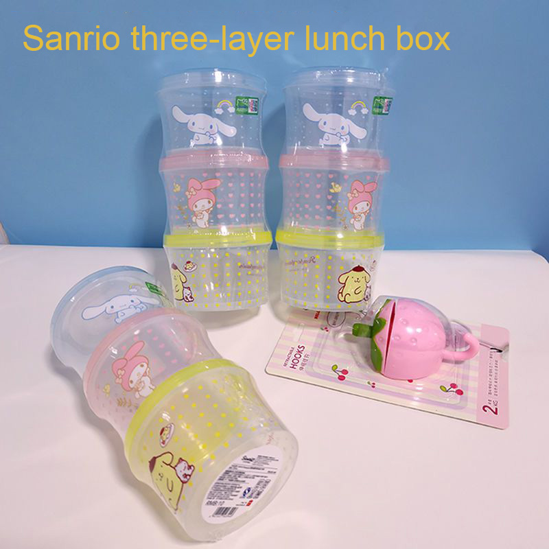 Kitchen Appliances Organizer - Kitty Bento Box Set 3 Pieces
