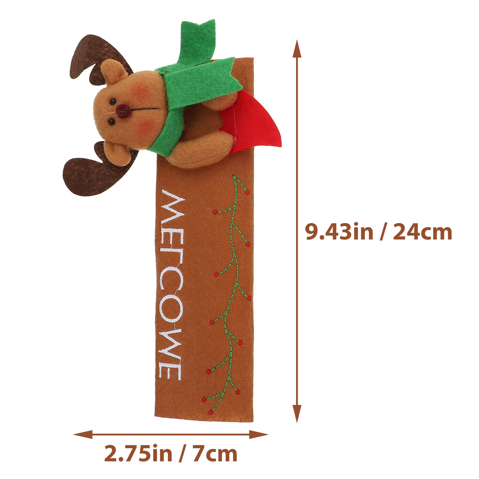 2Pcs Xmas Fridge Handle Covers - Kitchen Appliances For.Xmas recension och pris