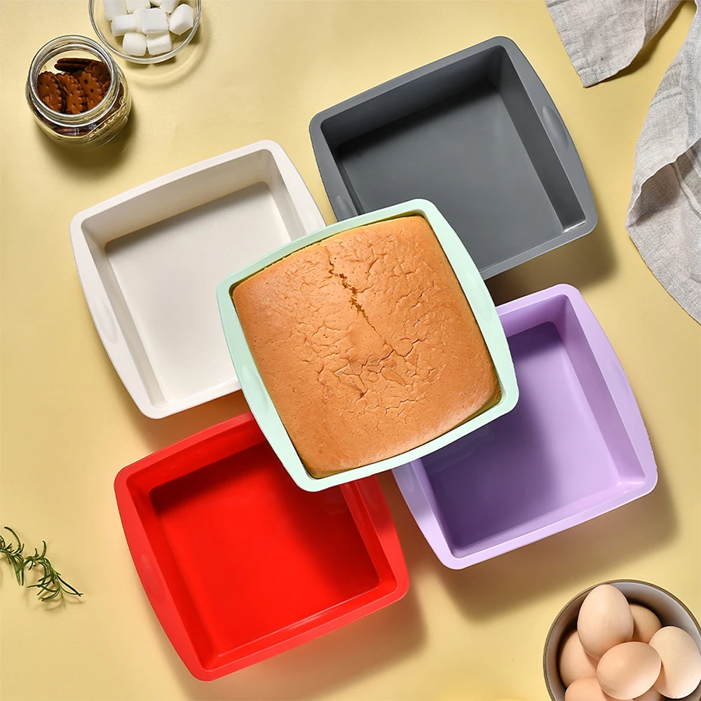 1/4Pcs Silicone Square Cake Mo - Kitchen Appliances On Sale recension och pris