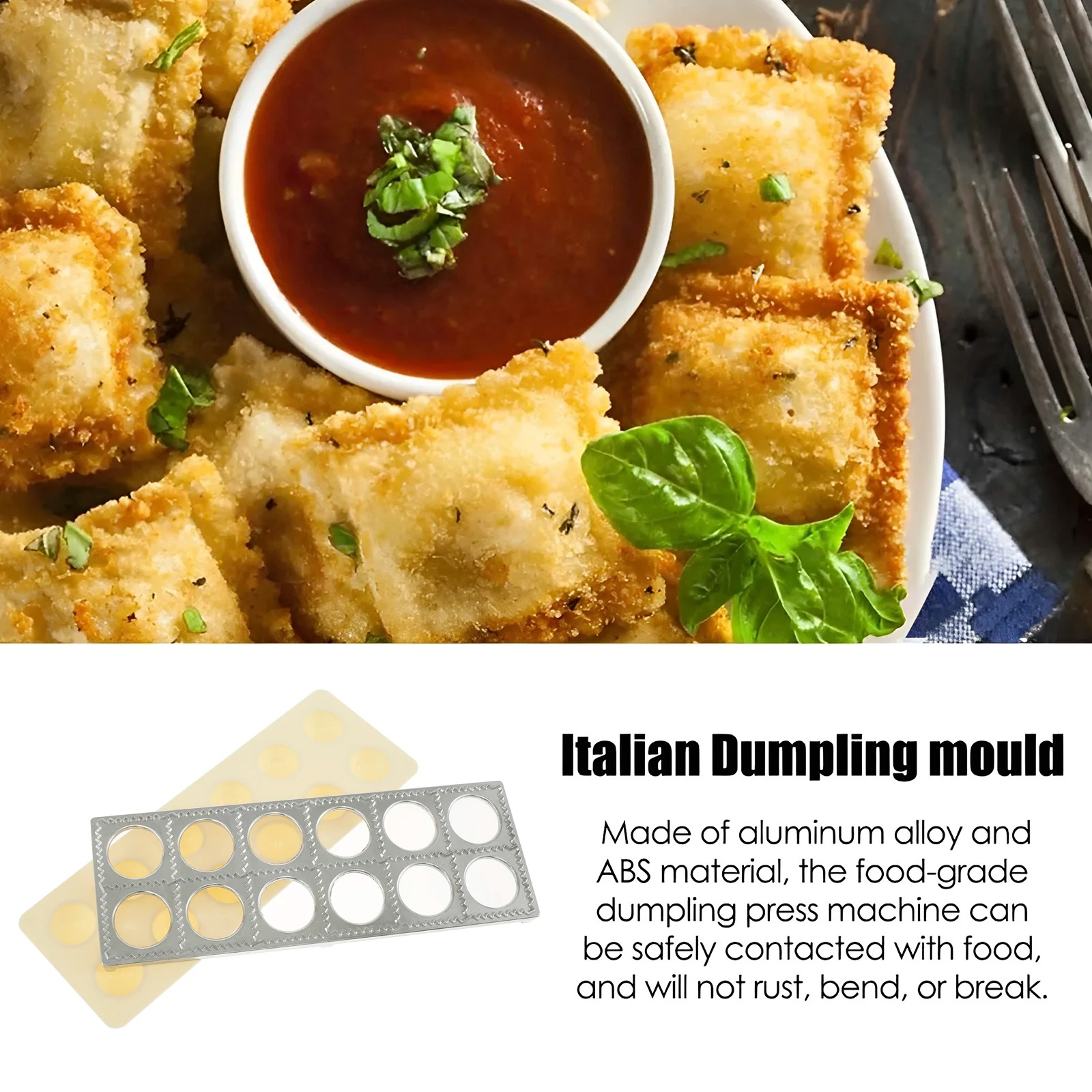 Dumpling Mold 12 Holes Ravioli - Kitchen Appliances On Sale recension och pris