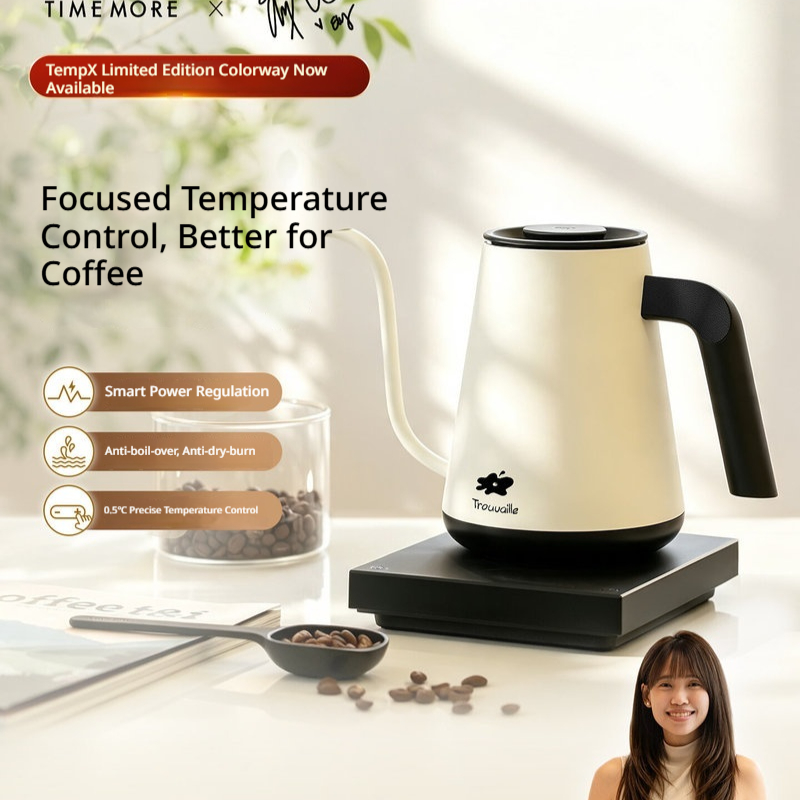 Timemore Fish Pro X Electric G - Electric Kettle Gooseneck recension och pris