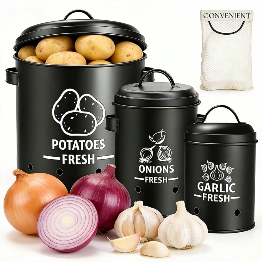 Potato Onion Garlic Storage Bi - Kitchen Appliances Organizer recension och pris