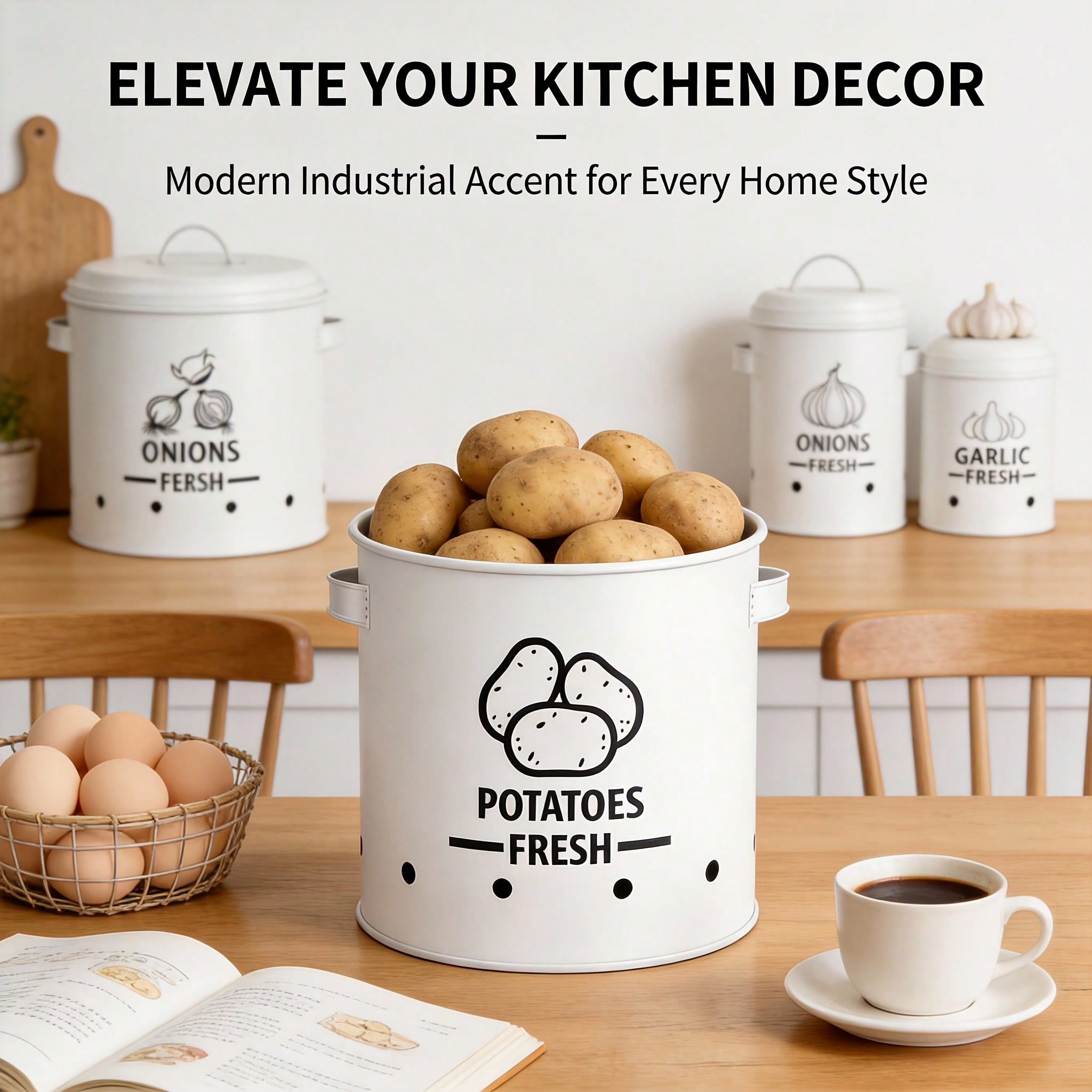 Potato Onion Garlic Storage Bi - Kitchen Appliances Organizer recension och pris