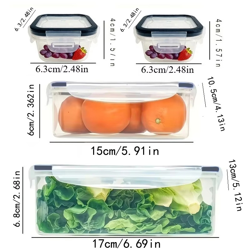 8Pcs Set Includes 4 Containers - Kitchen Appliances Organizer recension och pris