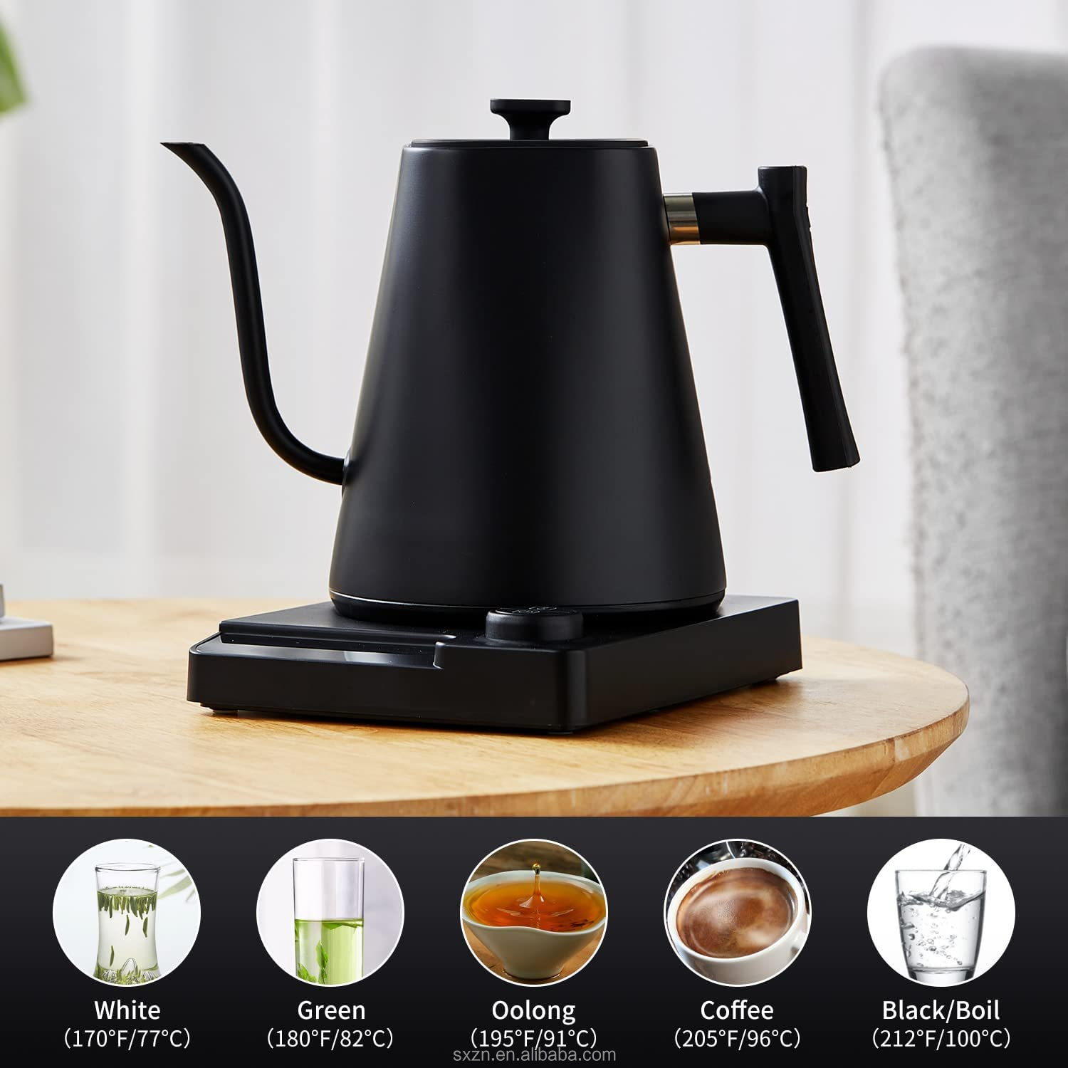 New Arrival  0.9L  Variable Te - Electric Kettle Gooseneck recension och pris