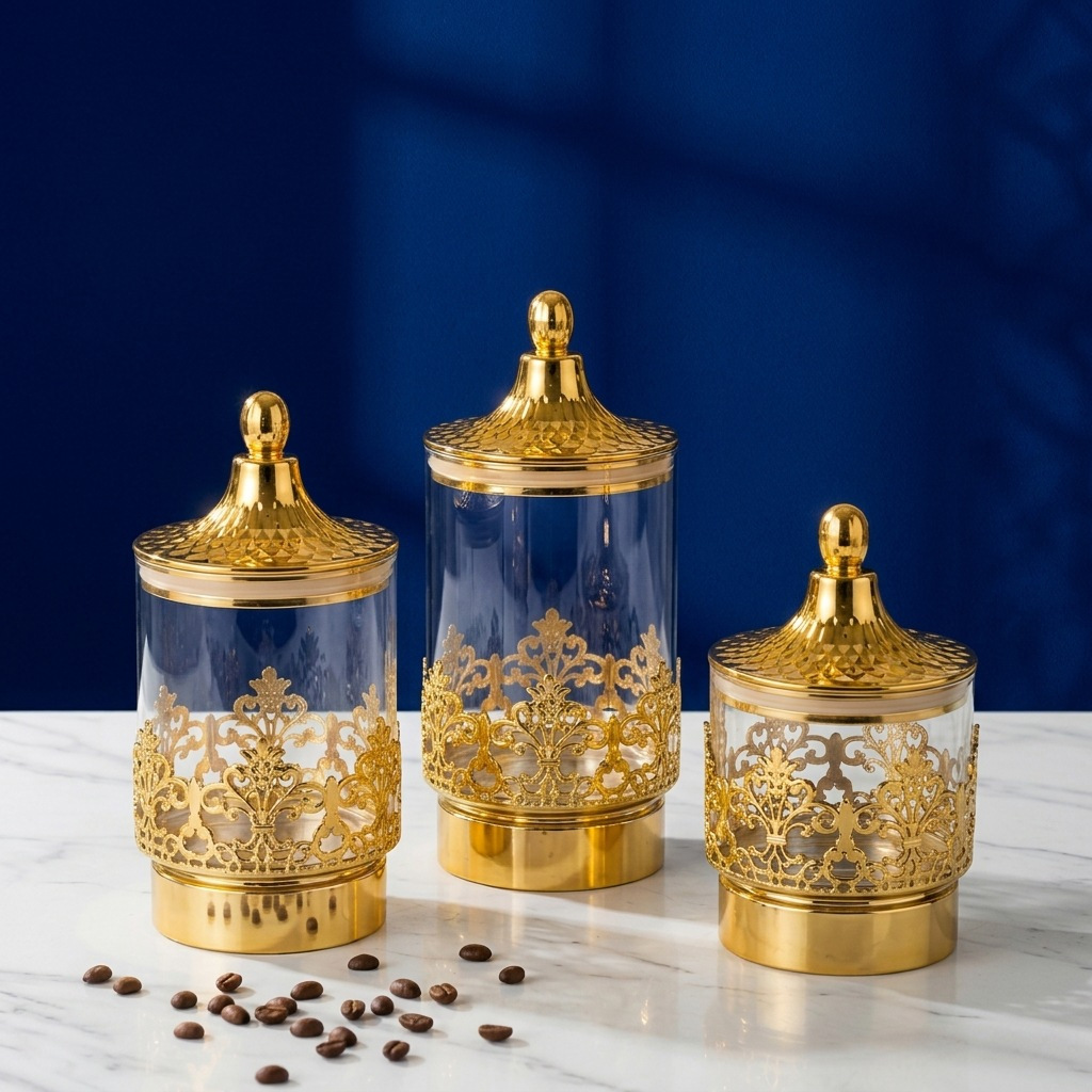 European Transparent Gold-plat - Kitchen Appliances Organizer recension och pris