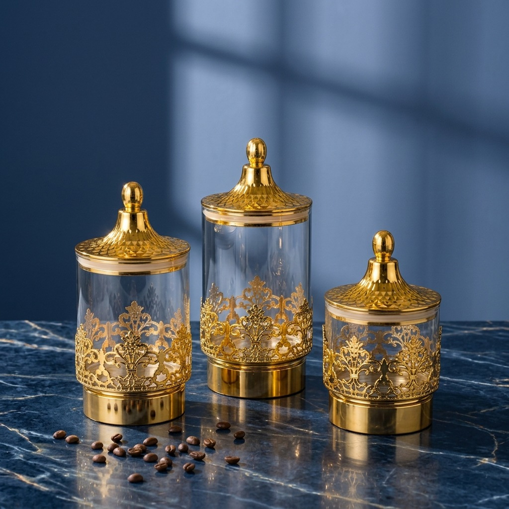 European Transparent Gold-plat - Kitchen Appliances Organizer recension och pris