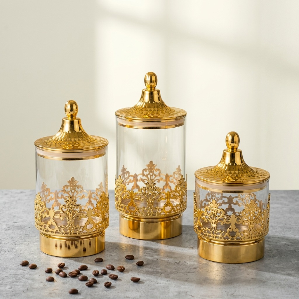 European Transparent Gold-plat - Kitchen Appliances Organizer recension och pris