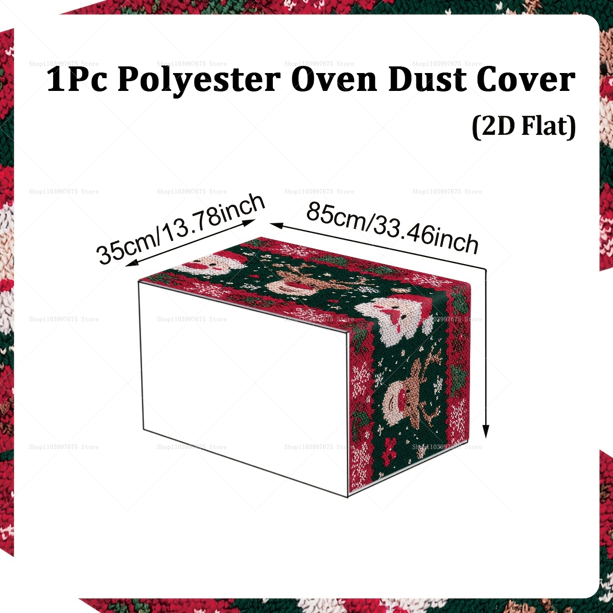 Christmas Microwave Oven Cover - Kitchen Appliances For.Xmas recension och pris