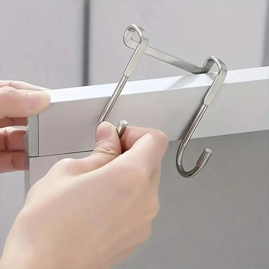 1/5pcs Stainless Steel Double  - Kitchen Appliances Organizer recension och pris