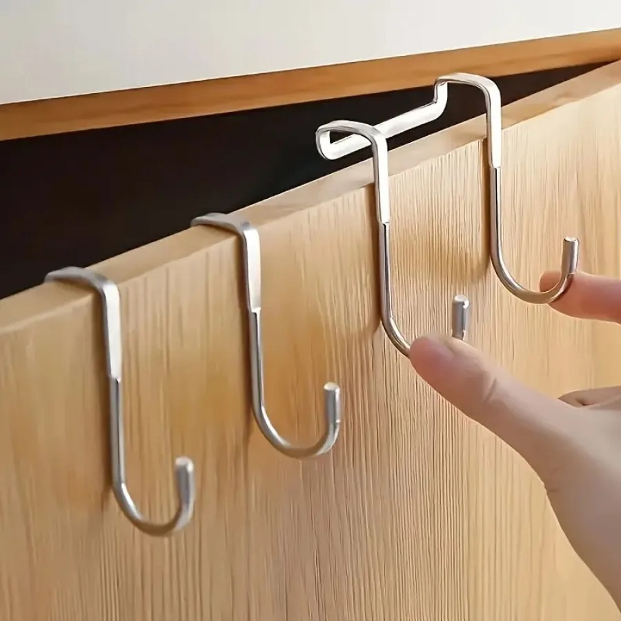 1/5pcs Stainless Steel Double  - Kitchen Appliances Organizer recension och pris