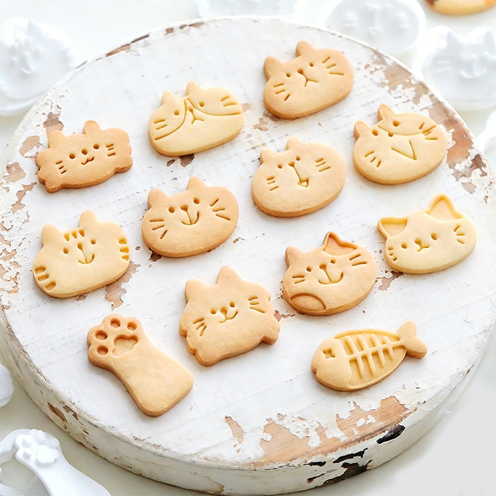Cute Kitten DIY Stamp Cookie C - Kitchen Appliances On Sale recension och pris