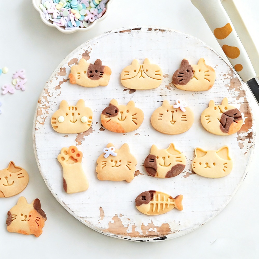 Cute Kitten DIY Stamp Cookie C - Kitchen Appliances On Sale recension och pris