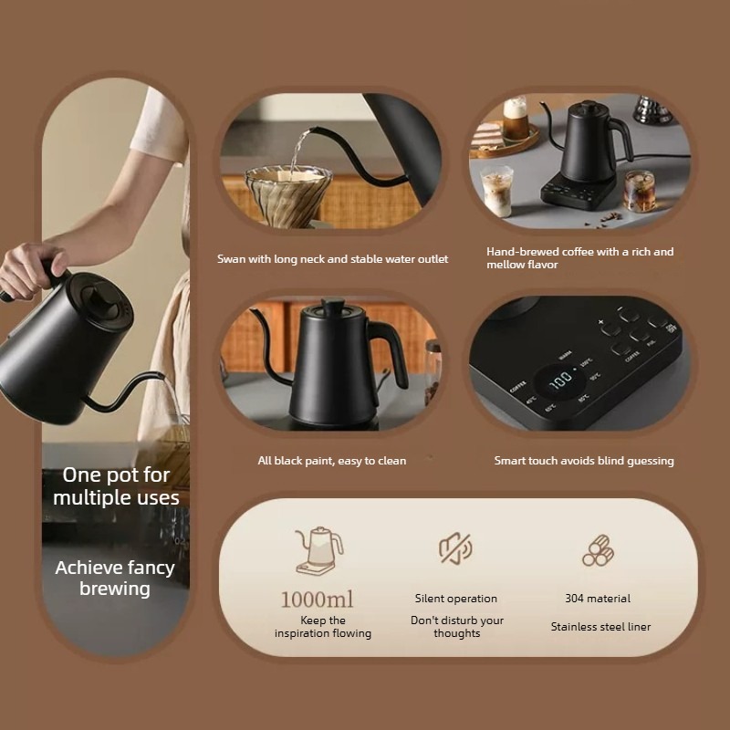 Electric Gooseneck Coffee Kett - Electric Kettle Gooseneck recension och pris