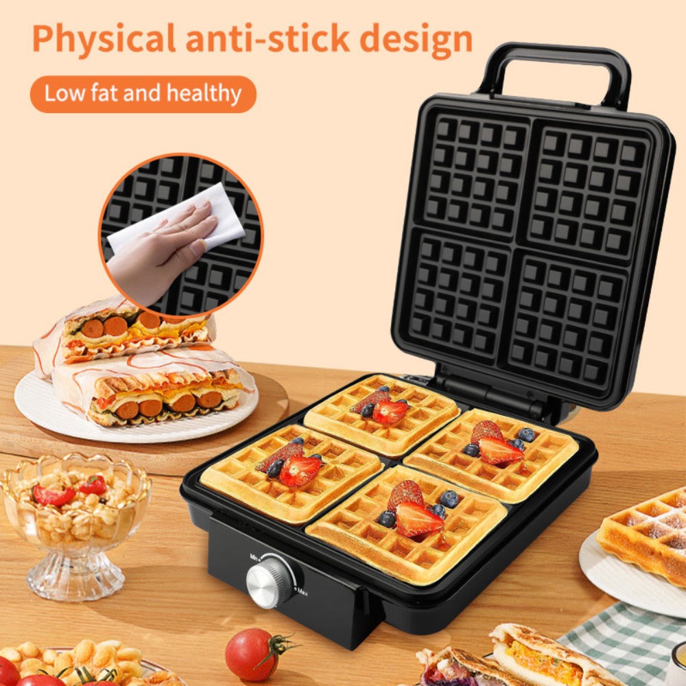 4 Square Belgian Waffle Maker  - Kitchen Appliances For.Xmas recension och pris