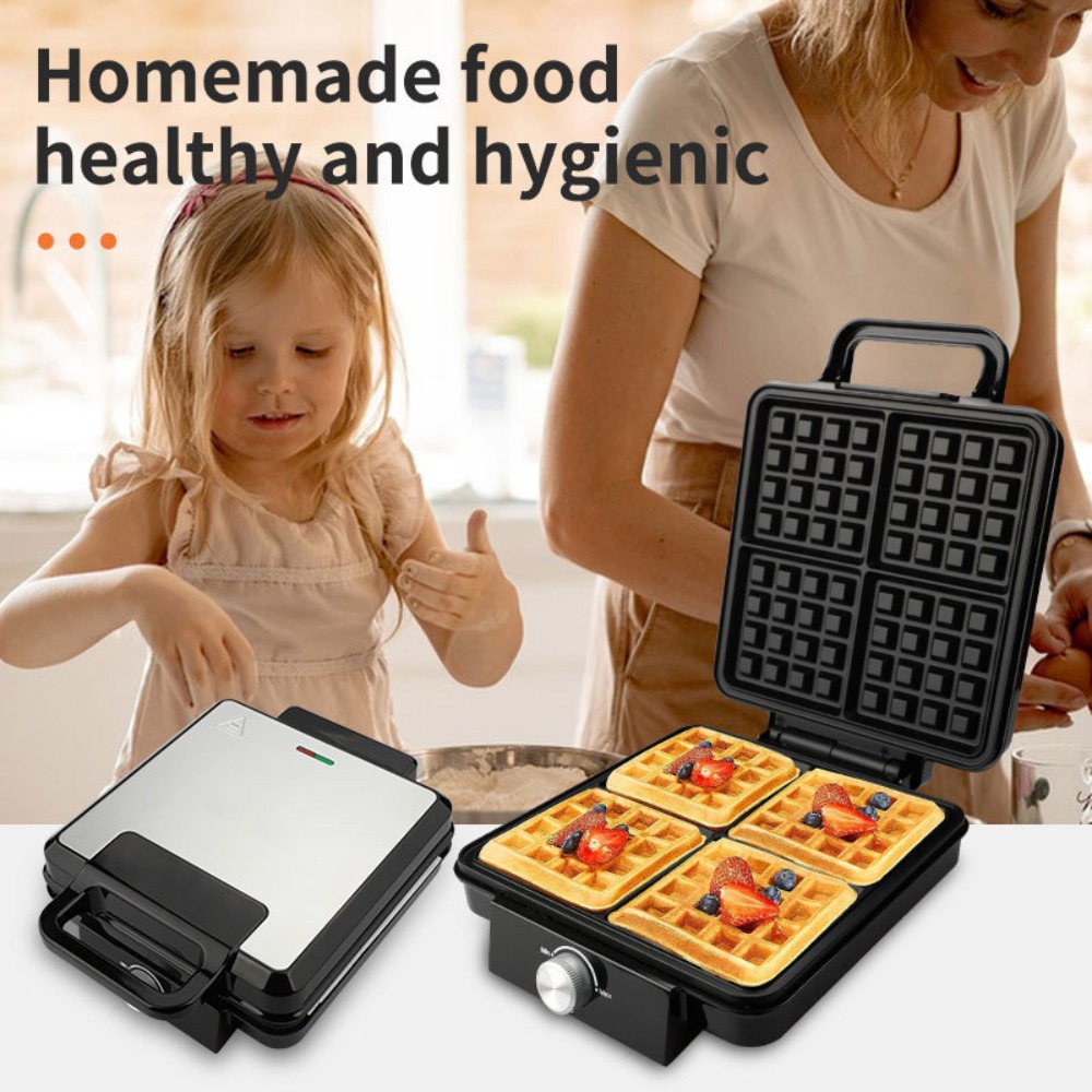 4 Square Belgian Waffle Maker  - Kitchen Appliances For.Xmas recension och pris