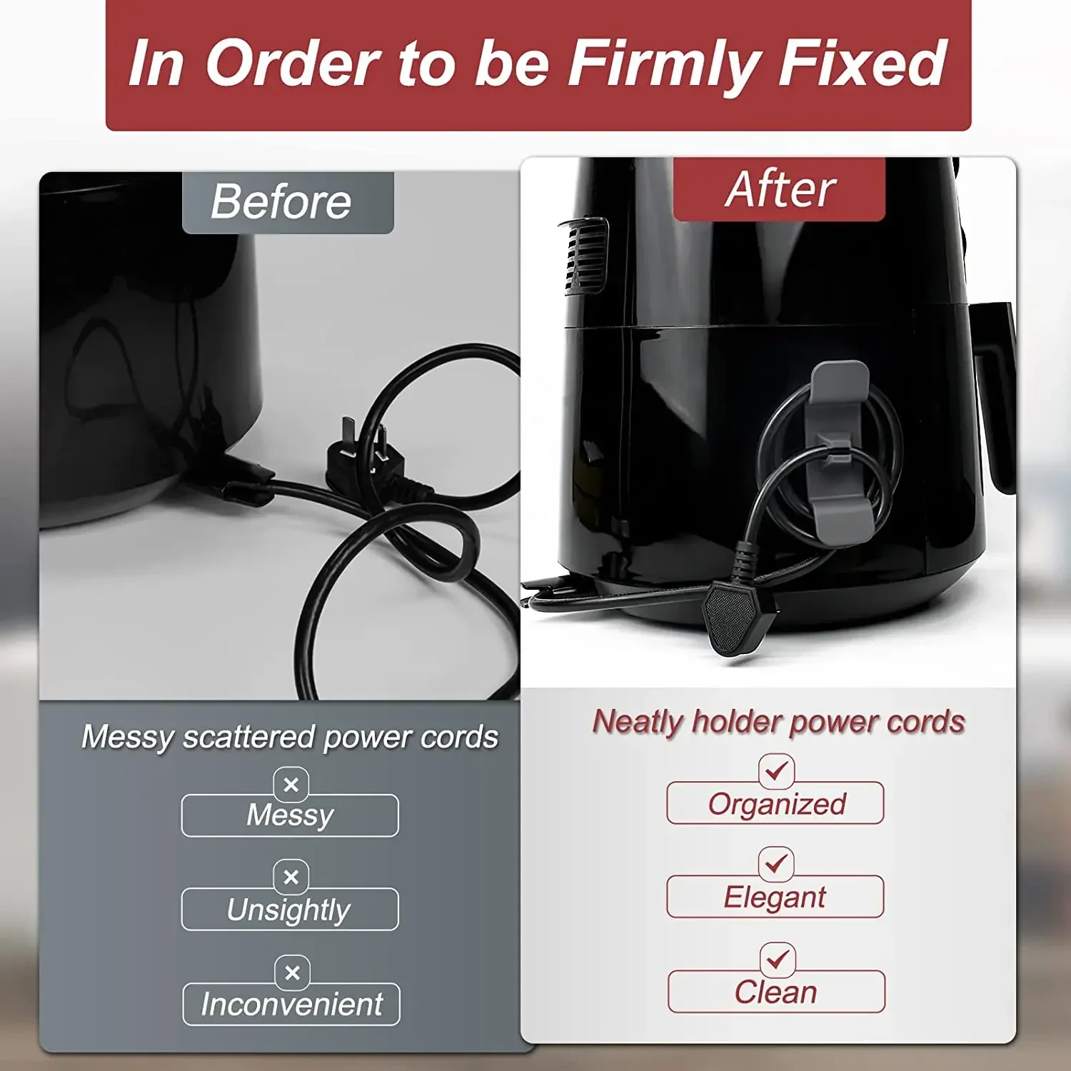 Cord Wrapper Cable Holder Clip - Kitchen Appliances Germany recension och pris