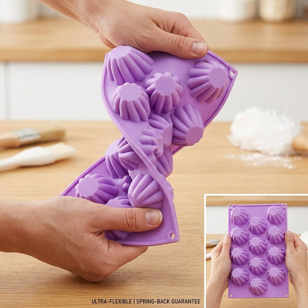 12-Cavity Mini Spiral Silicone - Kitchen Appliances On Sale recension och pris