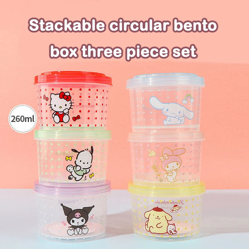 Kitty Bento Box Set 3 Pieces C - Kitchen Appliances Organizer recension och pris