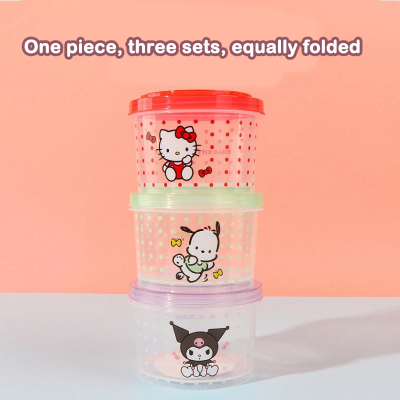 Kitty Bento Box Set 3 Pieces C - Kitchen Appliances Organizer recension och pris